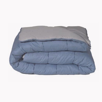 EDREDÃO DUPLA FACE 350 gr 180X220 CM AZUL/CINZA