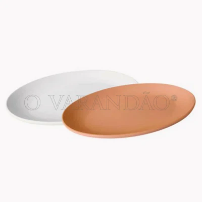 PRATO/TRAVESSA OVAL 24cm PBT SALMÃO