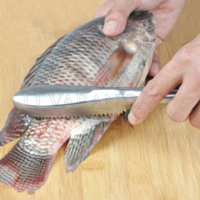 ESCAMADOR PEIXE INOX 20 CM ECONÓMICO
