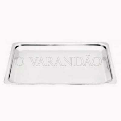 TABULEIRO SELF INOX 48x37 cm