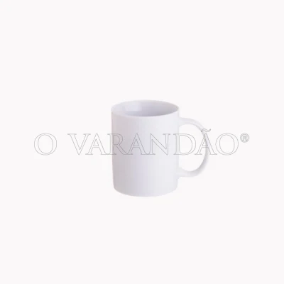 Caneca porcelana branco 340 ml