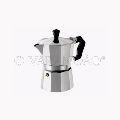 Cafeteira café expresso aluminio 3 chavenas