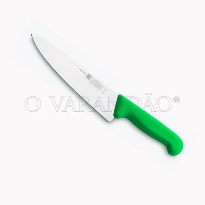 FACA COZINHEIRO 20CM CABO PLAST. BRANCO ECO