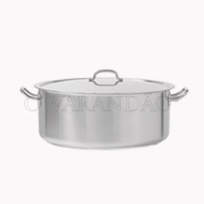 CAÇAROLA BAIXA INOX Nº20- 2,5 Lt