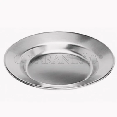 PRATO SOPA INOX 23,5 CM