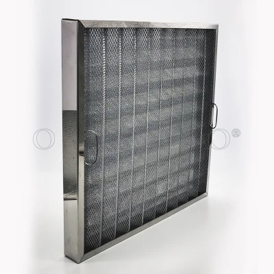 Filtro anti-gordura exaustor 50x50-aro inox