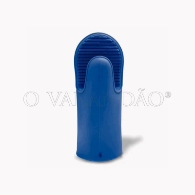 Luva  silicone rugosa azul(250º)