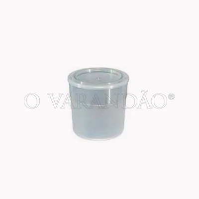 Copo plastico com tampa 280 ml