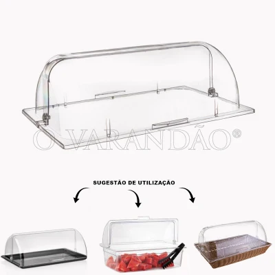 TAMPA PC ROLL TOP GN 1/1 53x33  cm