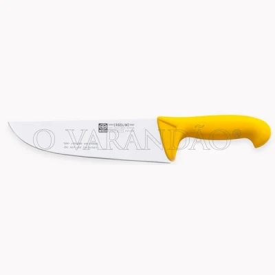 FACA COZINHEIRO 20CM CABO PLAST.AMARELO