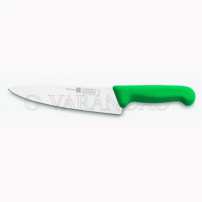 FACA COZINHEIRO 20CM CABO PLAST.VERDE