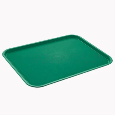 Tabuleiro self-service verde 48x37cm