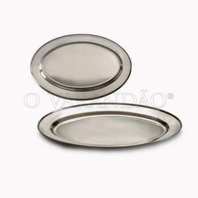 TRAVESSA INOX OVAL INOX 25cm