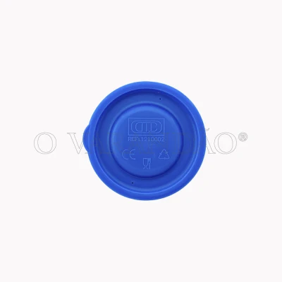 Tampa hermética p/ copo água policarbonato 170/250cc azul