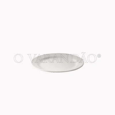 Prato sobremesa ø17cm  pbt branco