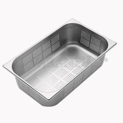 Container inox perfurado gn 1/1-150