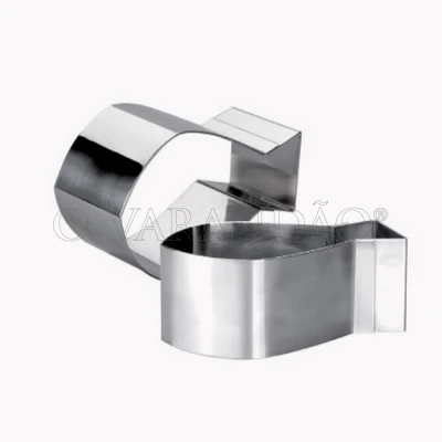 ARO INOX FORMA PEIXE 8x4,5 CM