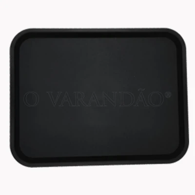 Tabuleiros self-service 48 x 37 cm preto