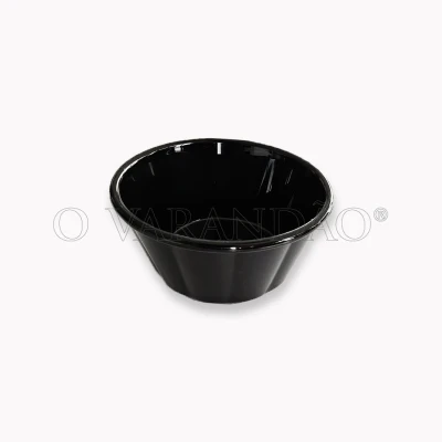 PLP-SALADEIRA POLICARBONATO PRETA Ø 8,5cm